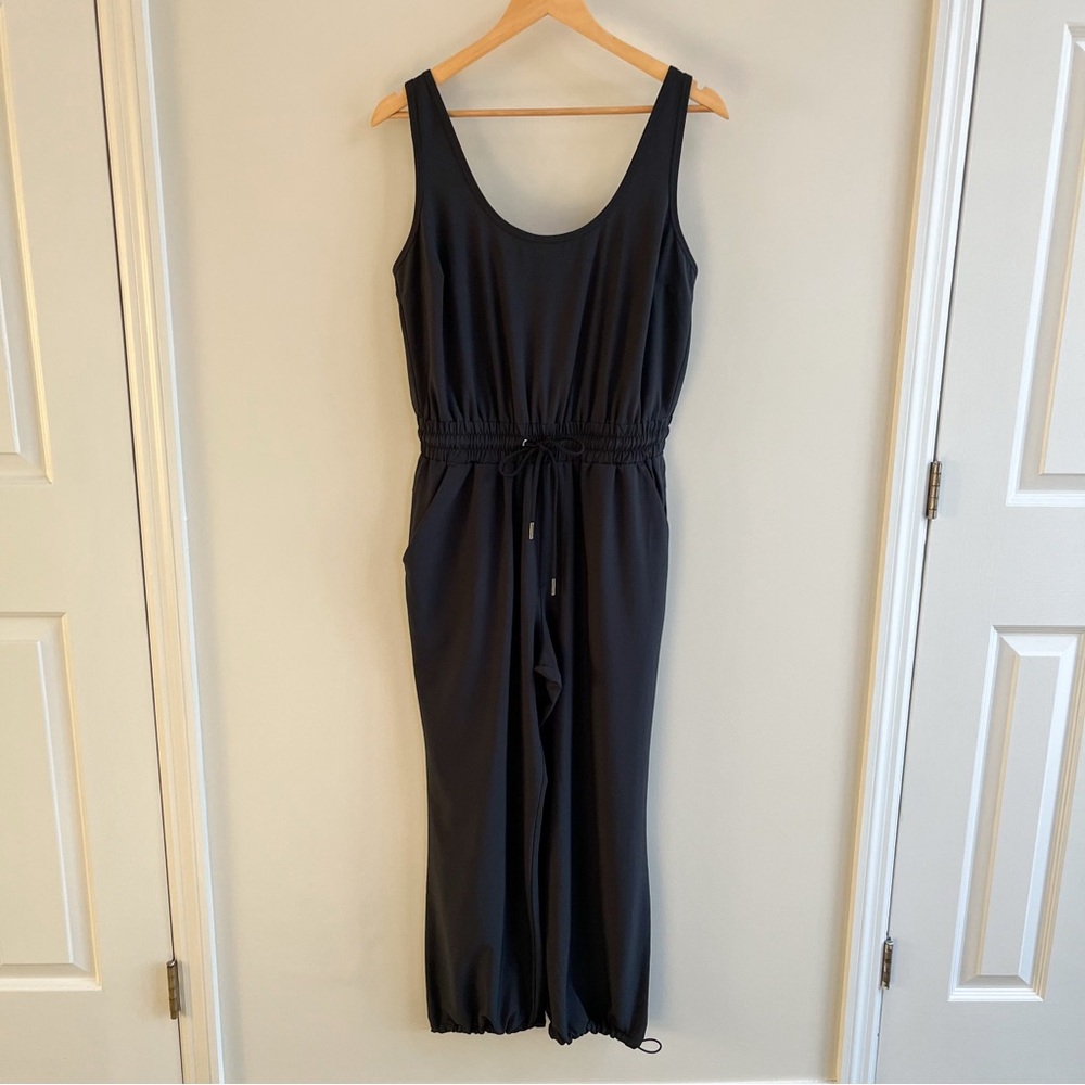Abercrombie & Fitch Black Traveler Convertible Strap Cinch Waist Jumpsuit MP